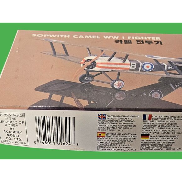 Academy Minicraft Sopwith Camel WWI Fighter Model Airplane -- ITEM #3544 - Picture 5 of 5